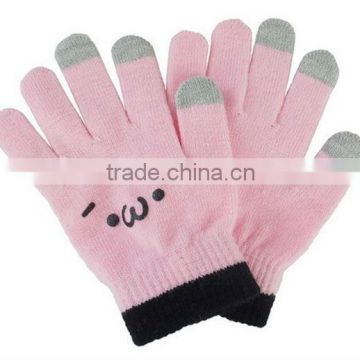 Smile Touch Screen gloves Warmer Gloves Magic Mitten Ipad Gloves