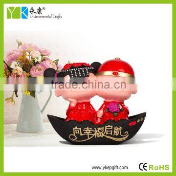 High Quality Lovely Bridegroom and Bridge Resin Crafts Home Decor Air-washer photo-5