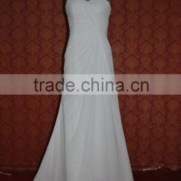 (MY0022) MARRY YOU One Shoulder Flowing Chiffon Mother Of The Bride Beach Wedding Dress