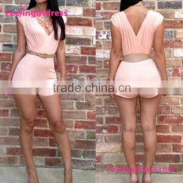 Factory price drop shipping no moq white rompers for women