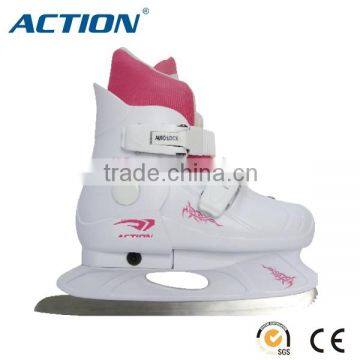 Adjustable hockey ice skate shoe, ice hockey skates