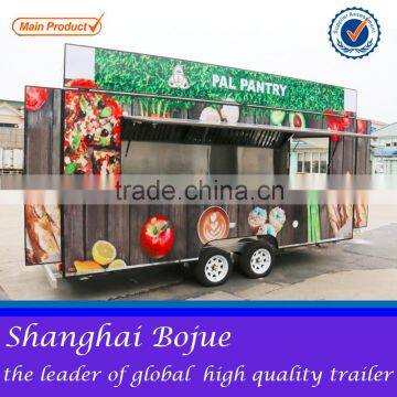 2015 hot sales best quality juice food cart beef food cart vending food cart