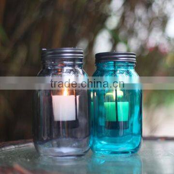 Manufacture Convenient Bulk Glass Candle Holder for Centerpieces
