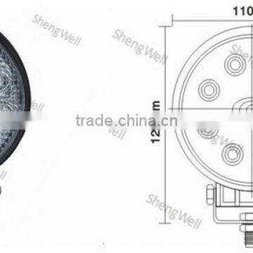 24w led work light 9--32V IP67 led work light Flood/Spot beam car led working light auto IP67 led work light