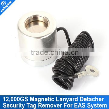 Mini Lanyard Detacher Super Magenetic Detacher With 12000GS Security Tag Remover For EAS System