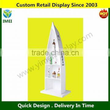 POP customer design Wooden Boat Shelf Display YM15122