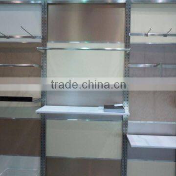 DIY Stainless Steel Risplay Rack ,Wall Mounted With MDF Back Panel photo-3