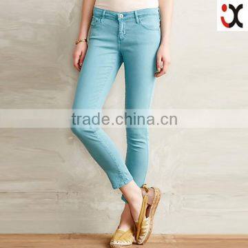 2015 fashion colored sexy leggings women ankle jeans JXH068