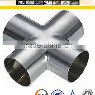 ASTM A 403 304/316 Seamless stainless steel 4-way cross pipe fitting