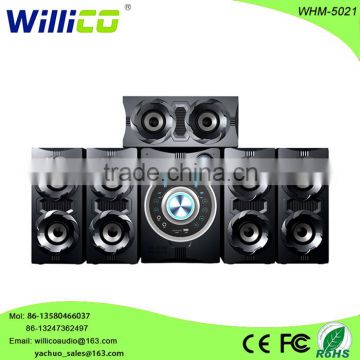 Willico 5.1 USB SD FM bluetooth home theater systems whm-5021