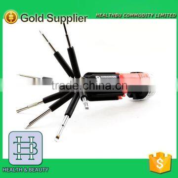 High Performance New 8 in 1 Screwdriver Kit With LED Flash Light