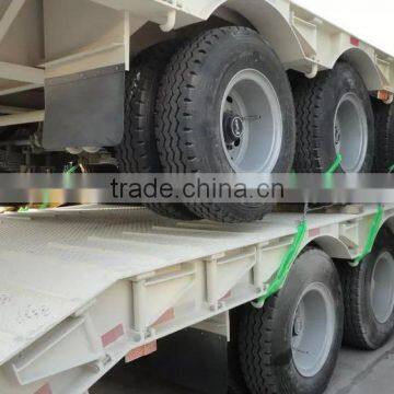 2 Axles Heavy Duty Machinery Transport Low Bed Semi Trailer (axle or Size Optional) photo-6