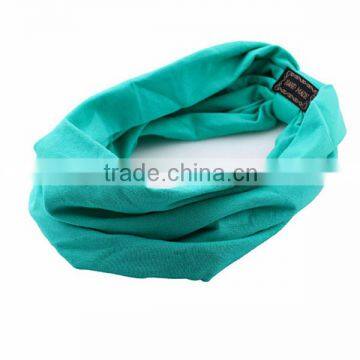 Sya solid color green hand print fabric women headband