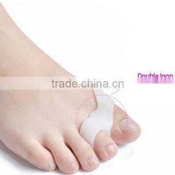 Foot Care Hallux Valgus gel Toe Straightener with tow reinforcement for overlapping and extrusion