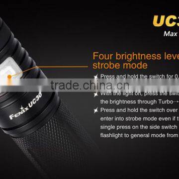 Fenix UC30 Flashlight XM-L2 U2 Tatical Flashlight With Low-power Warning Function With One 18650 Battery Need photo-6