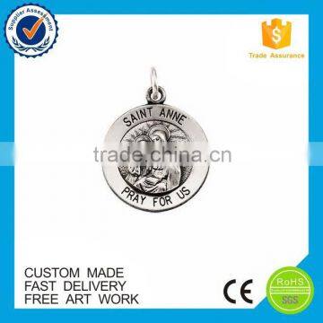 Religious Christian pendant custom metal souvenir medal