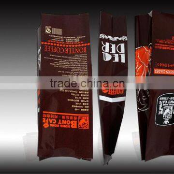 OPP laminated aluminum foil bag 3 sides seal with clear window with SGS certificate factory price