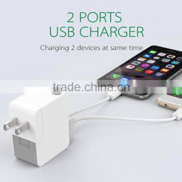 2016 New 2.4A 2ports Smart Fast Wall Charger With EU Plug photo-4