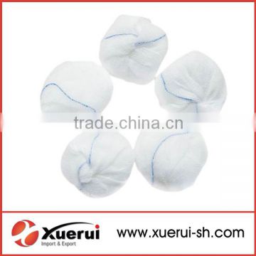 Medical absorbent cotton gauze balls