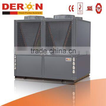 China Deron high cop air source heat pump water heater for hotel hot water project