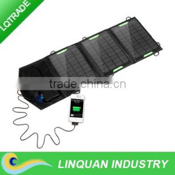 10.5W foldable solar charging bag / High efficiency solar panel / Fashion folding wallet type solar charger for mobile phone