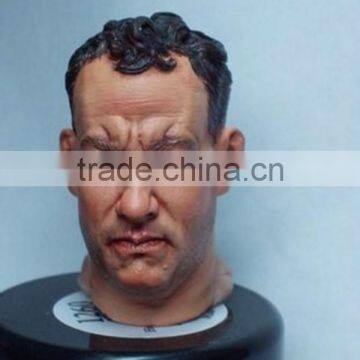 Plastic Action Figure Head, OEM Figure Head Sculpt Model