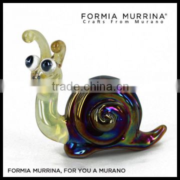 2017 Murano Glass Animal Snail Figurines Home Dacoration Miniature Animal Figurine