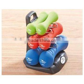 Neoprene Dumbbell Set with Rack