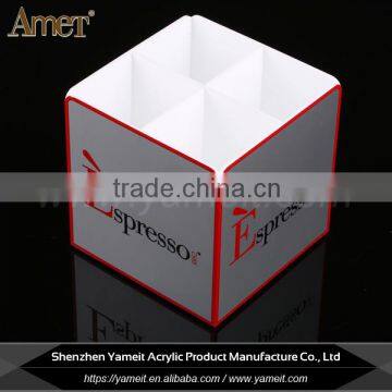 Factory Wholesale Custom Logo White Acrylic Sugar Holder photo-2