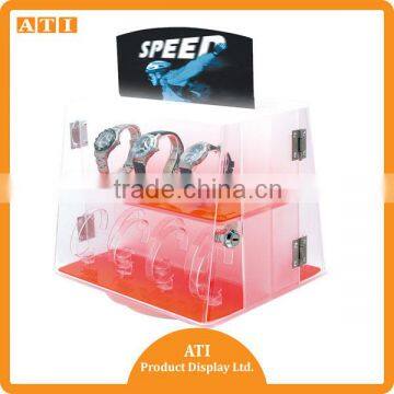 Wholesale Best price of acrylic perspex watch display, watch counter display box