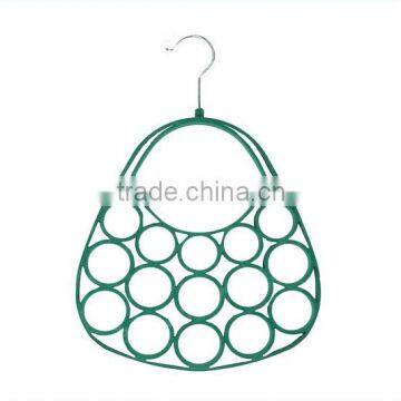 Velvet Flocked Scarf Tie Hanger, Purse Style photo-3