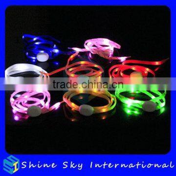 Economic Professional Creative 100% Nylon Led Shoelaces