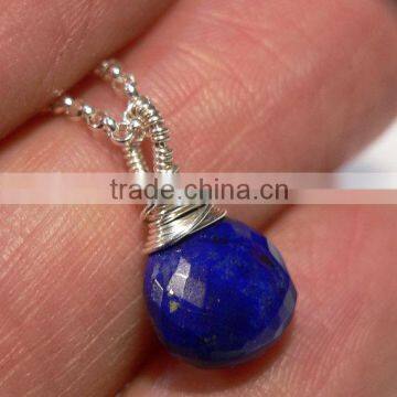 falak gems lapis lazuli gold plated wire wrapped pendants