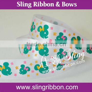 Animal Characters Satin Ribbons Wholesale