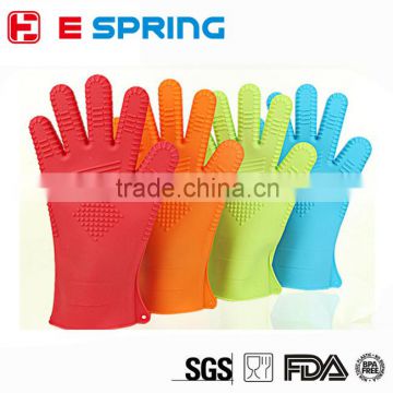 BBQ Grilling Oven Gloves Heat Resistant Silicone Gloves