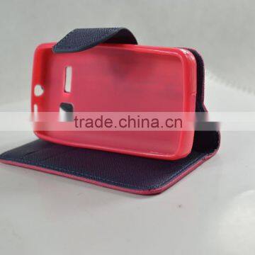 2016 Hot Sales Flip Cover PU Leather Cases for Iphone6 With TPU Holder, Two Card Slots and Stand Funtion photo-3