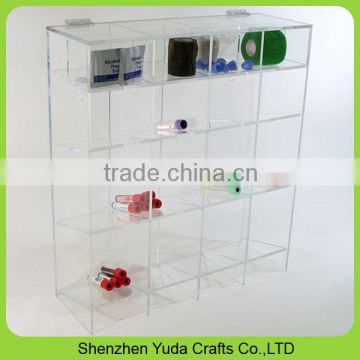 acrylic material durable display rack clear acrylic bookcase office accessories display cabinet