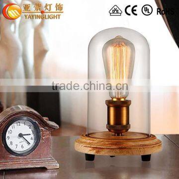 wood base table lamp,metals table lamp,table lamp for office,classic table lamp