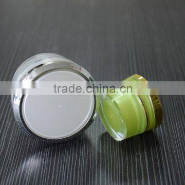 China Wholesale Packaging Cosmetic Cream Plastic Acrylic Cosmetic Jar photo-3