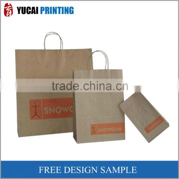 Kraft paper bag gift bag shopping bag