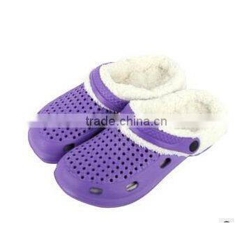 2015 new indoor winter eva warm fleece clogs shoes