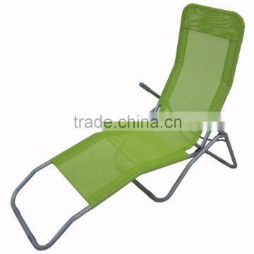 outdoor metal folding sun lounge