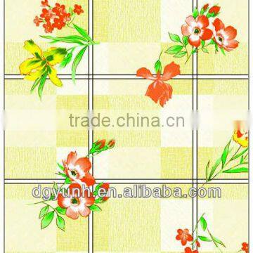 Little Flowers2 Pvc&Peva&pe&eva With flannel Or Non-woven Backing Tablecloth