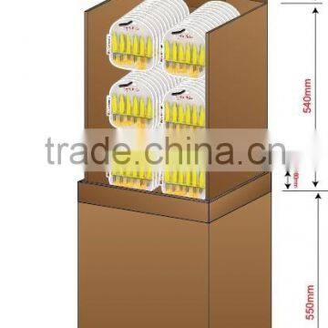 paper cardboard peg hook display, corrugated paper cardboard hook peg display, cardboard peg hook display