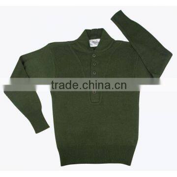 15JWA0112 men 100%acrylic plain color pullover sweater