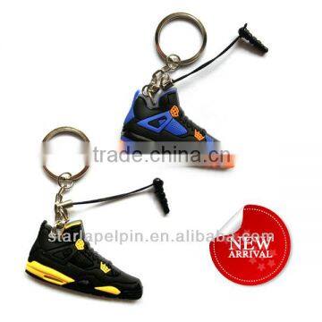 customized mini shoe keyring