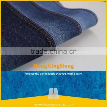 NO.737 dark blue soft touch stock cotton denim fabric for dress