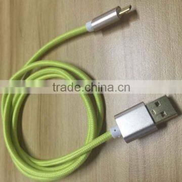 Pure Color Weaved USB Cable 104 Copper Lines Micro USB Cable Fast Charge Micro USB Data Cable photo-4