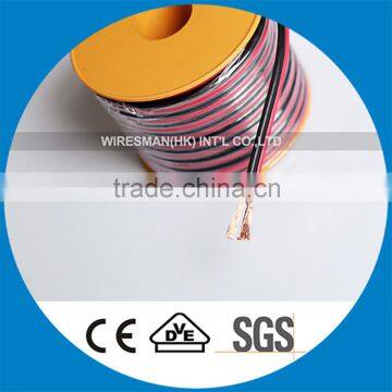 Tinned Copper Frosted Speaker Cable Flat+flat White Speaker Cable Transparent Speaker Cable