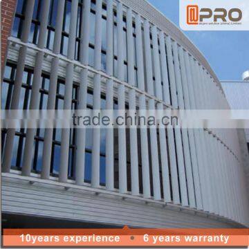 2016High Quality Building Material Facade Aluminum Curtain Wall Exterior Shutters